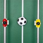 Sport si Outdoor - Alte sporturi - Mese fusball - Masa fotbal copii 6 manere 18 jucatori structura mdf tabela, 69x35x62 cm, set complet, multicolor - Infinity.ro