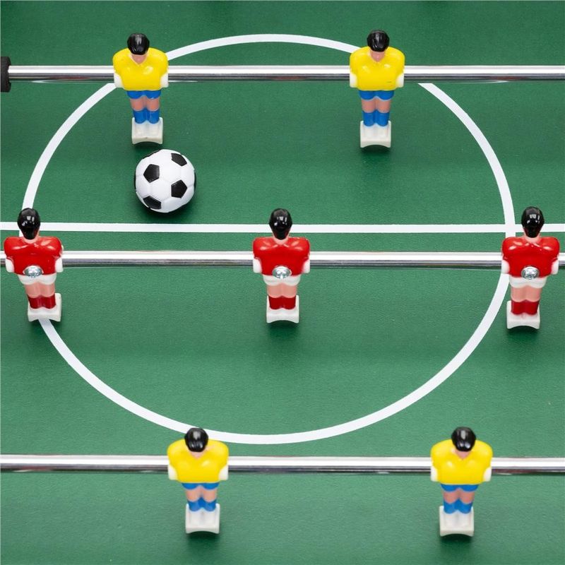 Sport si Outdoor - Alte sporturi - Mese fusball - Masa fotbal copii 6 manere 18 jucatori structura mdf tabela, 69x35x62 cm, set complet, multicolor - Infinity.ro