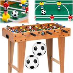 Sport si Outdoor - Alte sporturi - Mese fusball - Masa fotbal copii 6 manere 18 jucatori structura mdf tabela, 69x35x62 cm, set complet, multicolor - Infinity.ro