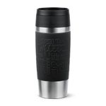 Casa si Gradina - Bucatarie si vesela - Accesorii bar - Termosuri si Cani termos - Termos Tefal Travel Mug Classic N2020210, inox, 0.36 L, 100% etans, functie Quick Press, argintiu & negru - Infinity.ro