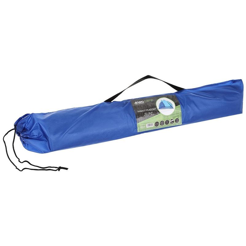 Sport si Outdoor - Camping - Corturi camping - Cort plaja pentru 2 persoane, cu protectie UV si podea izolanta, 200x100x105 cm, albastru - Infinity.ro