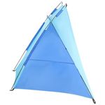 Sport si Outdoor - Camping - Corturi camping - Cort plaja pentru 2 persoane, cu protectie UV si podea izolanta, 200x100x105 cm, albastru - Infinity.ro