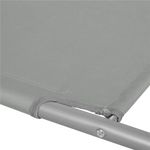 Casa si Gradina - Gradina si terasa - Mobilier exterior - Scaune si sezlonguri gradina - Sezlong pliabil pentru plaja, cu roti, parasolar reglabil si buzunar depozitare, 150x61 cm, 120 kg, gri - Infinity.ro