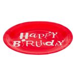 Casa si Gradina - Decoratiuni - Decoratiuni petrecere - Vesela pentru petrecere - Set Farfurii Carton Multicolor pentru Aniversare Happy Birthday 18cm - Infinity.ro