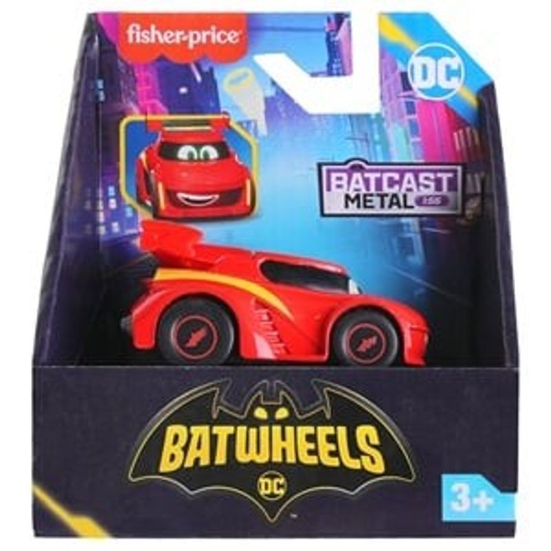 Jucarii, Copii si Bebe - Jucarii si jocuri - Jucarii de rol - Arme de jucarie - Hot Wheels Masinuta Batwheels - Mattel - Infinity.ro