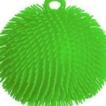 Sport si Outdoor - Sporturi de echipa - Fotbal - Porti fotbal - Minge Anti-Stres Fuzzy Verde Lime cu Mâner pentru Relaxare - Infinity.ro