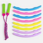 Jucarii, Copii si Bebe - Jucarii si jocuri - Jucarii de rol - Set joaca doctor - Set 2 in 1: Cerc Hula Hoop 65 cm si Coarda de Sarit 220 cm, Multicolor, Plastic - Infinity.ro