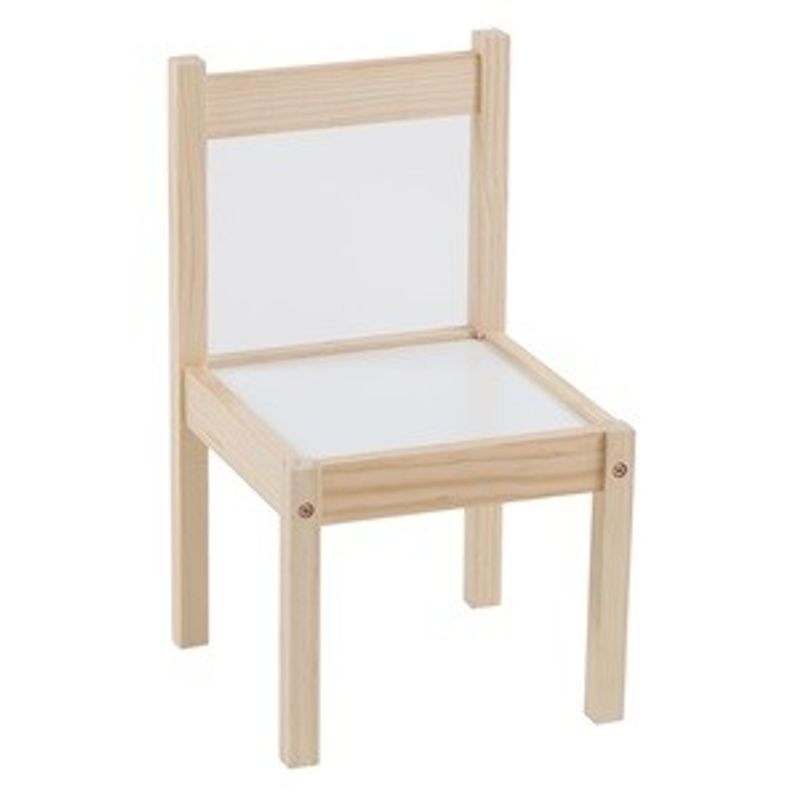 Casa si Gradina - Mobilier - Scaune si fotolii - Scaune - Scaun din Lemn pentru Copii, Alb, 29x29x50.5 cm - Infinity.ro
