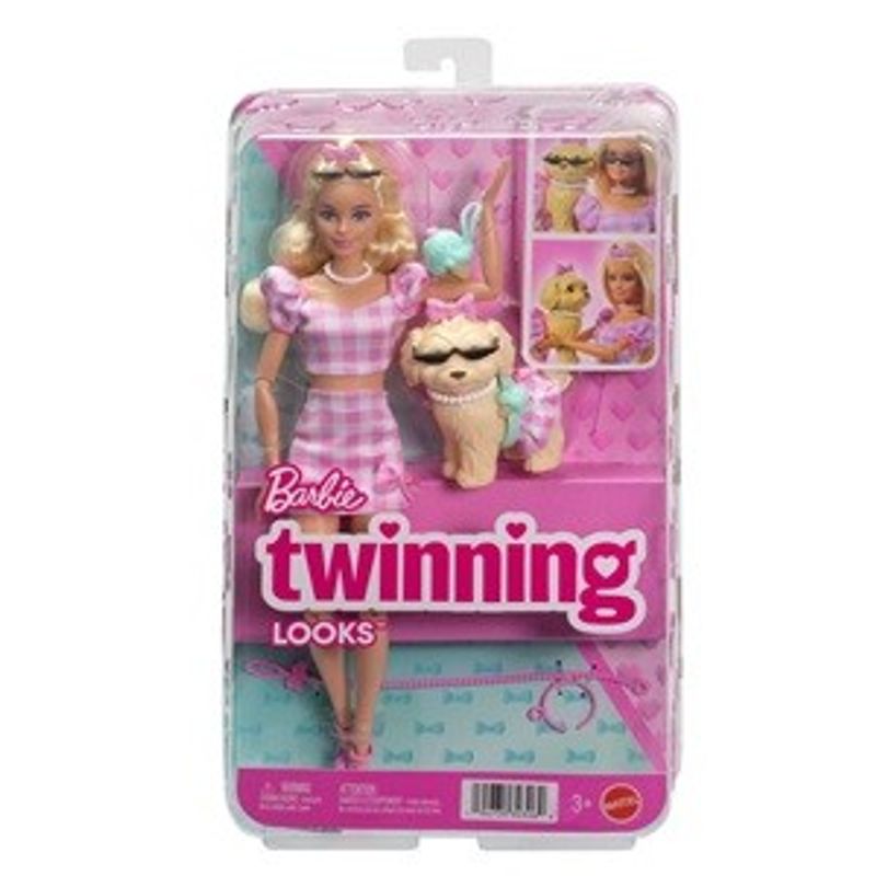 Jucarii, Copii si Bebe - Jucarii si jocuri - Papusi si accesorii - Papusi - Papusa cu Caine si Tinute Asortate, Roz, Set 2 buc - Infinity.ro