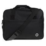 Sport si Outdoor - Articole de voiaj - Genti voiaj - Geanta de Voiaj Neagra cu Buzunar Exterior, 24L - Infinity.ro