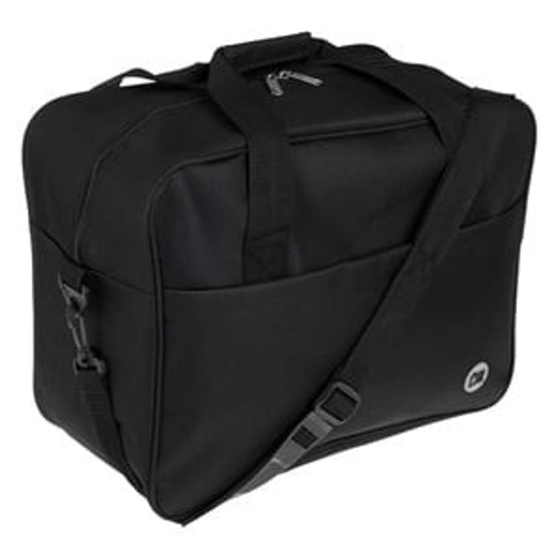 Sport si Outdoor - Articole de voiaj - Genti voiaj - Geanta de Voiaj Neagra cu Buzunar Exterior, 24L - Infinity.ro