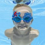 Jucarii, Copii si Bebe - Jucarii si jocuri - Jucarii de exterior - Colaci, ochelari si accesorii inot copii - Ochelari de înot pentru copii, din silicon, albastru, model Spiderman, 3+ ani - Infinity.ro