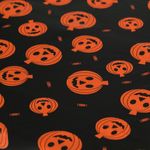 Casa si Gradina - Textile si covoare - Textile bucatarie - Fete de masa - Fata de masa de unica folosinta, Halloween, Neagra cu dovleci portocalii, 178x132 cm - Infinity.ro