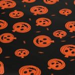 Casa si Gradina - Textile si covoare - Textile bucatarie - Fete de masa - Fata de masa de unica folosinta, Halloween, Neagra cu dovleci portocalii, 178x132 cm - Infinity.ro
