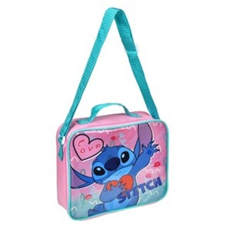 Jucarii, Copii si Bebe - Jucarii si jocuri - Jucarii de rol - Set joaca doctor - Set Masa cu Geanta Izoterma, Caserola si Sticla cu Model Stitch - Infinity.ro