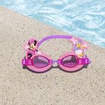 Jucarii, Copii si Bebe - Jucarii si jocuri - Jucarii de exterior - Colaci, ochelari si accesorii inot copii - Ochelari de Inot pentru Copii din Silicon, Roz, cu Model Minnie Mouse si Daisy, 3+ Ani - Infinity.ro