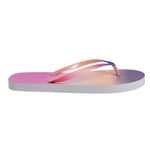 Fashion, accesorii si bijuterii - Femei - Incaltaminte femei - Slapi si papuci femei - Papuci de plaja cu talpa reliefata, Roz Mov Degrade - Infinity.ro