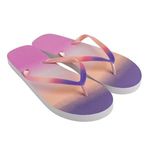 Fashion, accesorii si bijuterii - Femei - Incaltaminte femei - Slapi si papuci femei - Papuci de plaja cu talpa reliefata, Roz Mov Degrade - Infinity.ro
