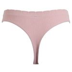 Fashion, accesorii si bijuterii - Femei - Lenjerie si pijamale femei - Lenjerie intima femei - Chiloti String Seamless Ribbed Nude Roz pentru Femei - Infinity.ro