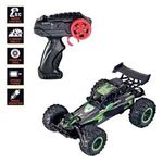 Jucarii, Copii si Bebe - Jucarii si jocuri - Vehicule si jucarii cu telecomanda - Masinute - Masina cu Telecomanda 1:10, 2.4GHz, Negru si Verde - Infinity.ro