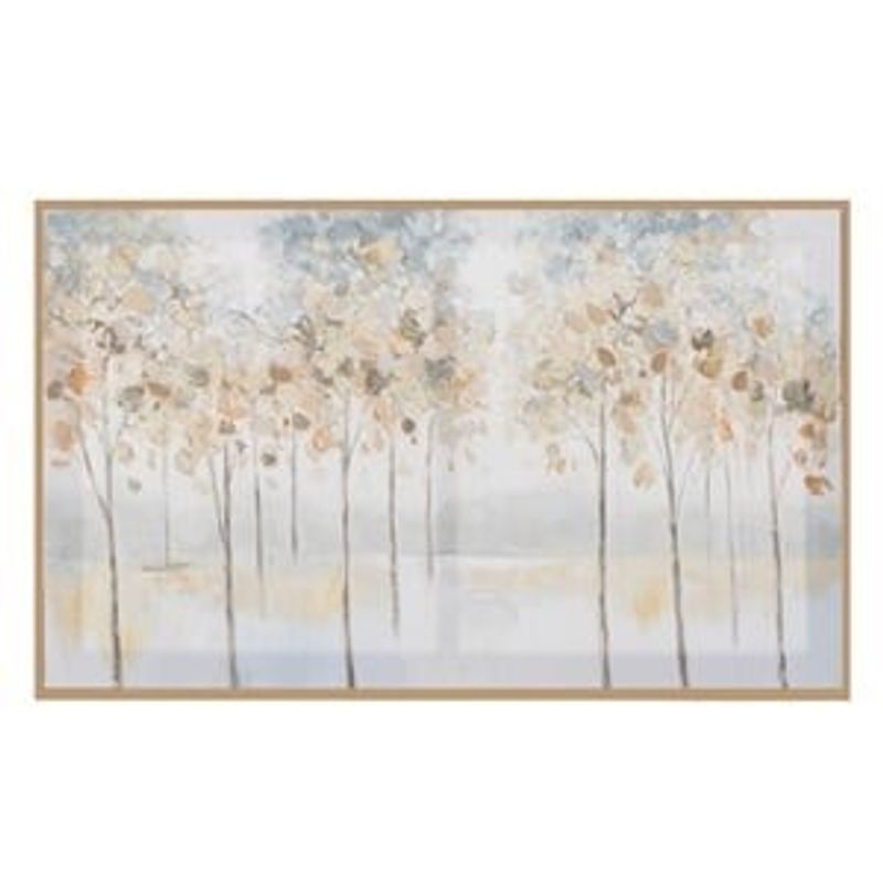Casa si Gradina - Decoratiuni - Tablouri - Tablou in Ulei cu Model Abstract Copaci, 82x2.5x52cm, Multicolor - Infinity.ro