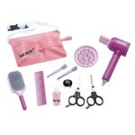Jucarii, Copii si Bebe - Jucarii si jocuri - Jucarii de rol - Set joaca doctor - Set de Joaca Coafor pentru Fete, 11 Piese, Roz - Infinity.ro