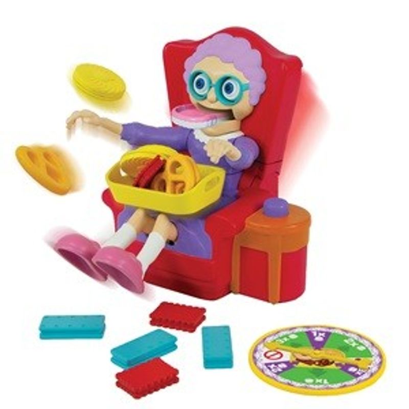 Jucarii, Copii si Bebe - Jucarii si jocuri - Jocuri si puzzle - Jocuri de societate - Joc de Societate Bunicuta Lacoma, 12 Tipuri de Biscuiti, Multicolor, 5+ - Infinity.ro