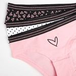 Fashion, accesorii si bijuterii - Copii - Lenjerie si pijamale copii - Lenjerie intima copii - Set de 3 Chiloti Multicolor pentru Copii cu Detaluri Lurex - Infinity.ro