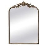 Casa si Gradina - Decoratiuni - Oglinzi - Oglinda de perete cu cadru sculptat, 50x70 cm, bronz - Infinity.ro