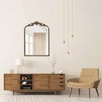 Casa si Gradina - Decoratiuni - Oglinzi - Oglinda de perete cu cadru sculptat, 50x70 cm, bronz - Infinity.ro