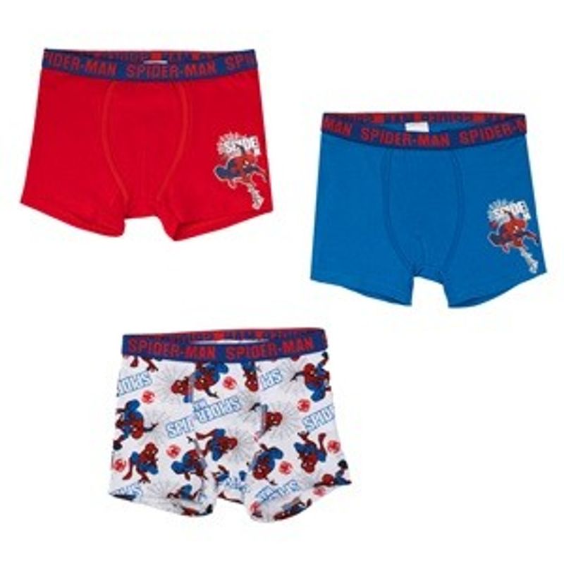 Fashion, accesorii si bijuterii - Copii - Lenjerie si pijamale copii - Lenjerie intima copii - Set Boxeri Multicolor Spiderman pentru Copii - Infinity.ro