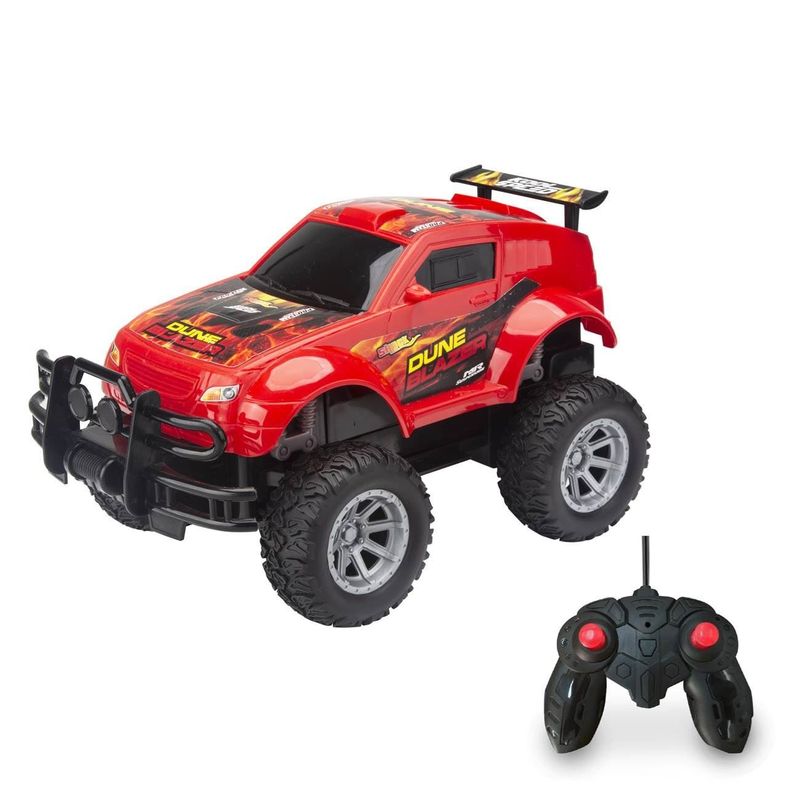 Jucarii, Copii si Bebe - Jucarii si jocuri - Vehicule si jucarii cu telecomanda - Masinute - Masina Off-Road cu Telecomanda, Scara 1:16, Rosu - Infinity.ro