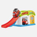 Jucarii, Copii si Bebe - Jucarii si jocuri - Jucarii de exterior - Masinute si vehicule pentru copii - Statie de Incarcare si Parcare cu Rampa si Masinuta pentru Copii - Infinity.ro