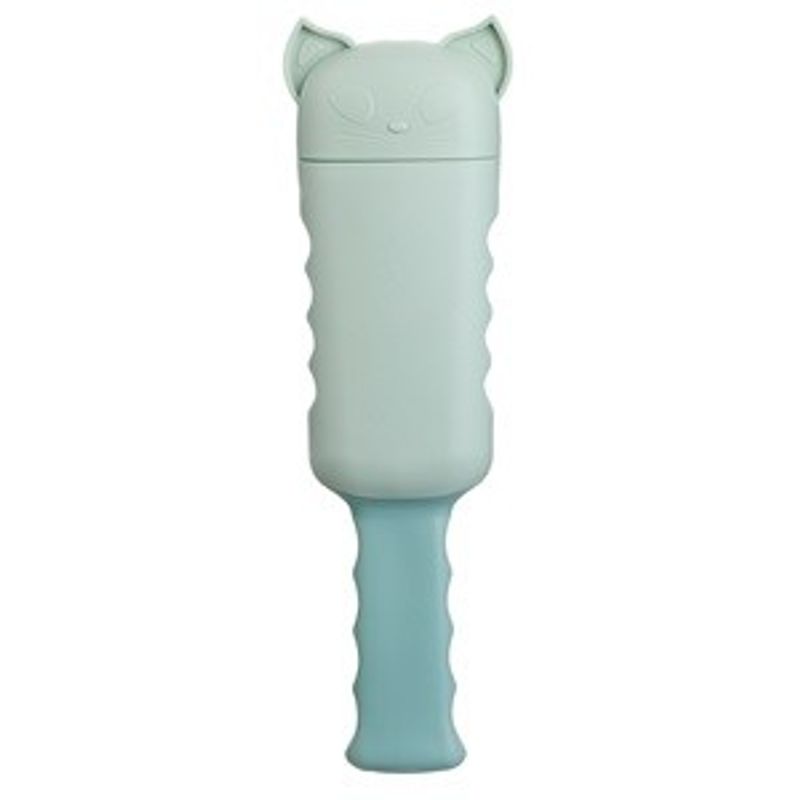 Petshop - Ingrijire si Igiena - Produse uz extern - Clesti si trimmere - Perie pentru indepartarea scamelor, forma de animal, verde menta, 25 cm - Infinity.ro