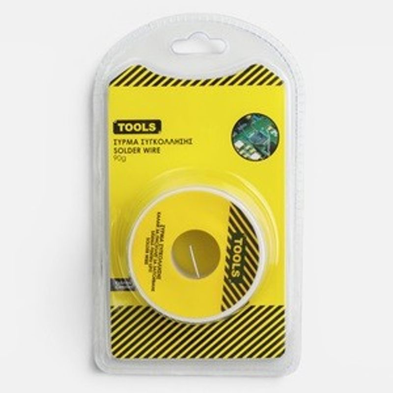 Casa si Gradina - Constructii - Scule electrice si accesorii - Accesorii pistoale de lipit - Sarma de lipit cu aliaj staniu-plumb, 90g, argintiu - Infinity.ro