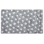 Petshop - Ingrijire si Igiena - Produse uz extern - Sampon si balsam animale - Covoras pufos pentru animale de companie, Gri cu stele albe, 80x50 cm - Infinity.ro