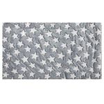 Petshop - Ingrijire si Igiena - Produse uz extern - Sampon si balsam animale - Covoras pufos pentru animale de companie, Gri cu stele albe, 80x50 cm - Infinity.ro