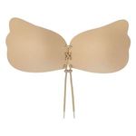 Fashion, accesorii si bijuterii - Femei - Lenjerie si pijamale femei - Lenjerie intima femei - Sutien Autoadeziv cu Siret Nude - Infinity.ro