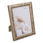 Casa si Gradina - Decoratiuni - Obiecte decorative - Accesorii decorative - Rama foto aurie cu finisaj reliefat, 13x18 cm, pentru masa sau perete - Infinity.ro