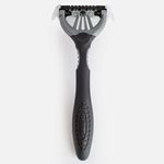 Ingrijire personala si Cosmetice - Aparate & accesorii ingrijire personala - Aparate de ras si tuns - Aparate de ras clasice - Aparat de ras cu lama tripla pentru barbati, Maner ergonomic, Negru si gri - Infinity.ro