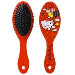 Ingrijire personala si Cosmetice - Ingrijire personala - Ingrijire par - Perii de par si piepteni - Perie de par ovala pentru copii, 18 cm, Rosie cu model Hello Kitty - Infinity.ro