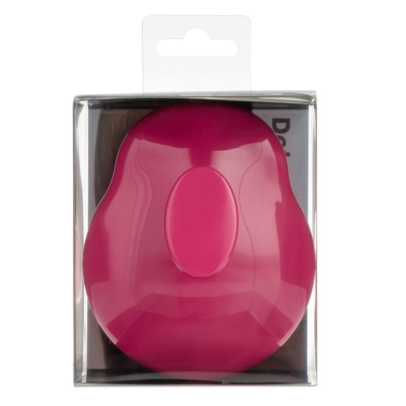 Ingrijire personala si Cosmetice - Ingrijire personala - Ingrijire par - Perii de par si piepteni - Perie de masaj capilar cu maner, 10 cm, silicon, roz - Infinity.ro
