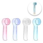 Ingrijire personala si Cosmetice - Igiena dentara - Periute de dinti electrice - Huse de protectie pentru periuta de dinti electrica, 4 buc, culori pastel - Infinity.ro