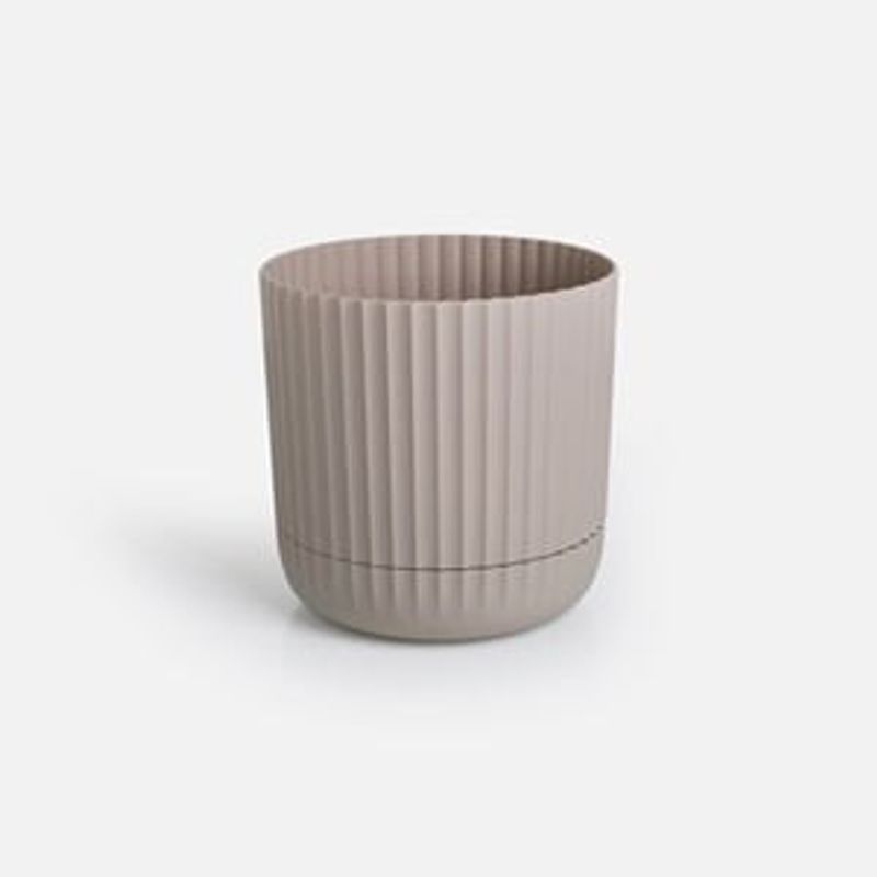 Casa si Gradina - Gradinarit si plante - Plante si ghivece - Ghivece si suporturi - Ghiveci Flori din Plastic cu Farfurie Integrata Bej - Infinity.ro