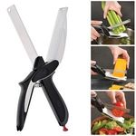 Casa si Gradina - Bucatarie si vesela - Ustensile bucatarie - Foarfeci bucatarie - Foarfeca de Bucatarie cu Lame din Otel Inoxidabil, 24 cm, Negru - Infinity.ro
