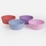 Casa si Gradina - Gradina si terasa - Gratare si accesorii - Cosuri picnic - Set 4 Boluri din Plastic, 350 ml, Culori Diverse - Infinity.ro