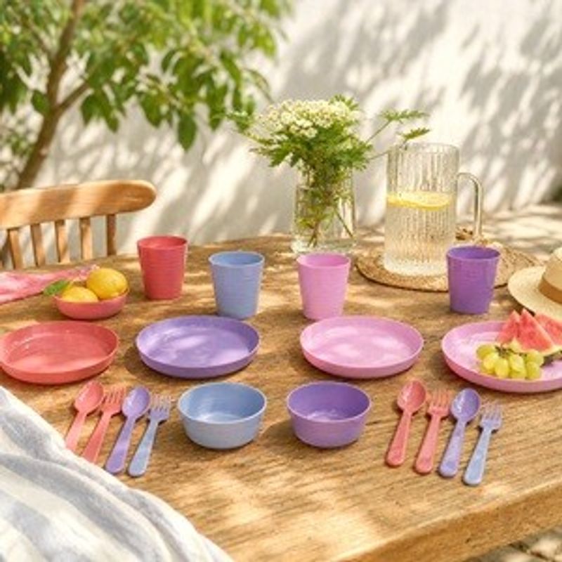 Casa si Gradina - Gradina si terasa - Gratare si accesorii - Cosuri picnic - Set 4 Boluri din Plastic, 350 ml, Culori Diverse - Infinity.ro