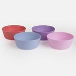 Casa si Gradina - Gradina si terasa - Gratare si accesorii - Cosuri picnic - Set 4 Boluri din Plastic, 350 ml, Culori Diverse - Infinity.ro