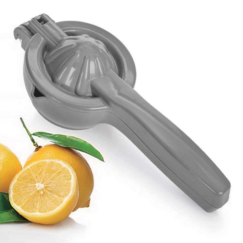 Electronice si Electrocasnice - Electrocasnice bucatarie - Preparare bauturi - Storcatoare de fructe - Storcator de citrice din plastic, Gri, 20.5 cm - Infinity.ro