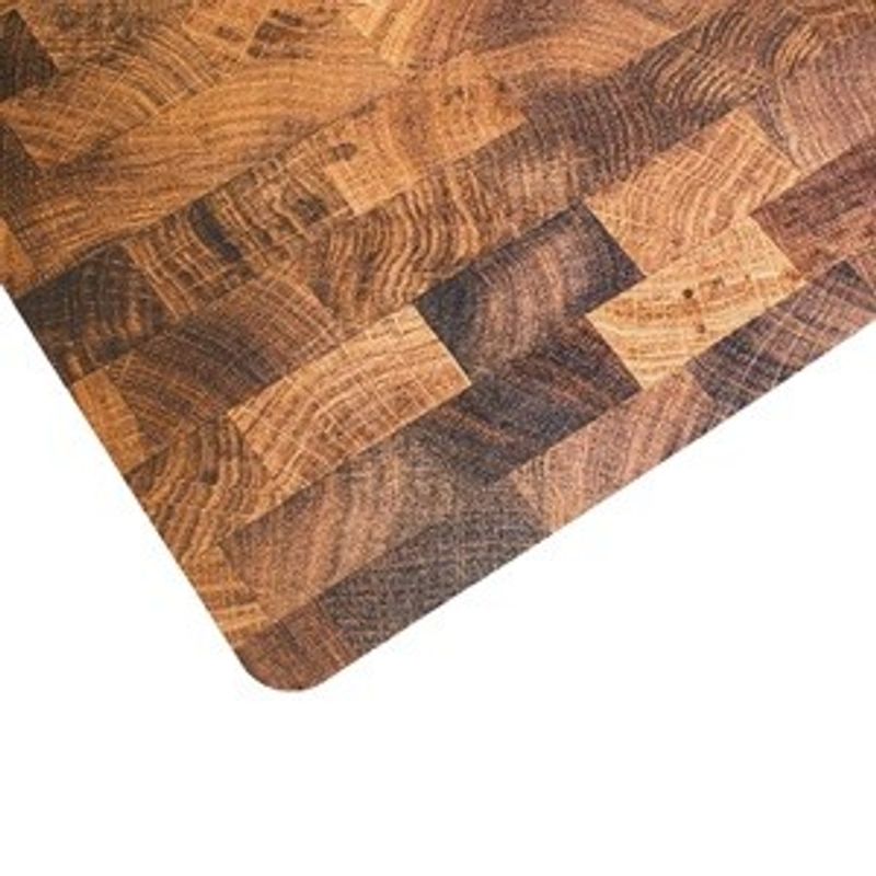 Casa si Gradina - Constructii - Lemn constructii - Placi lemn - Suport farfurii maro cu model lemn, 43.5x28.5cm - Infinity.ro